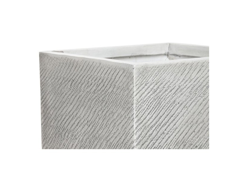Саксия Home ESPRIT Сив Магнезиев 37 x 37 x 31,5 cm (4 броя)