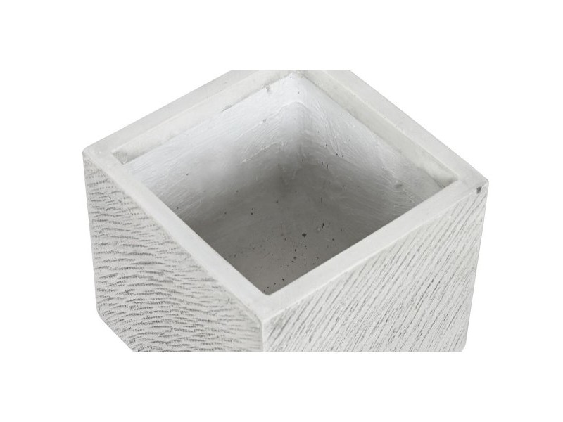 Саксия Home ESPRIT Сив Магнезиев 37 x 37 x 31,5 cm (4 броя)