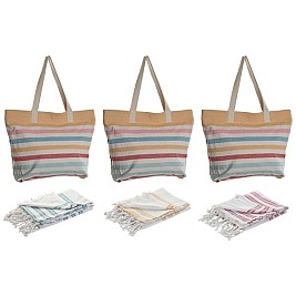 Дамска Чанта Home ESPRIT Многоцветен 37 x 12 x 36 cm (3 броя)