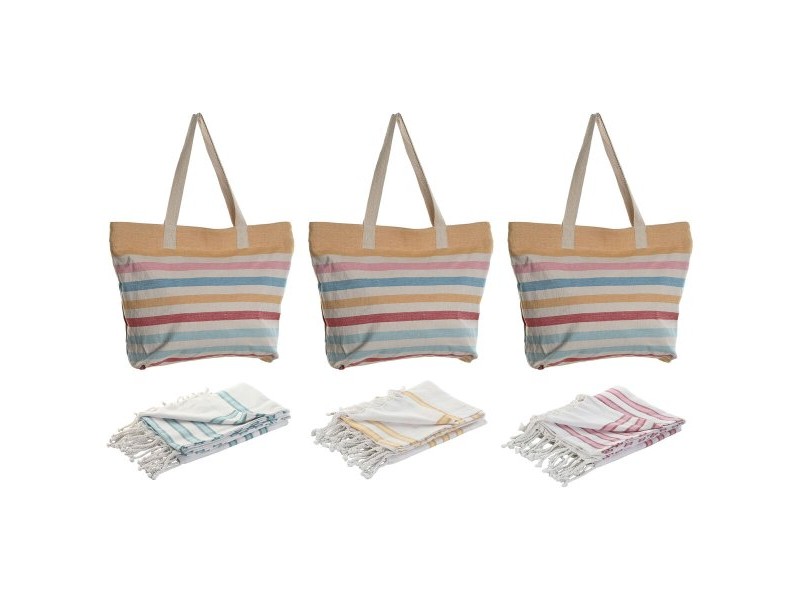 Дамска Чанта Home ESPRIT Многоцветен 37 x 12 x 36 cm (3 броя)