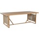 Комплект от маса с стола Home ESPRIT Кафяв 230 x 100 x 75 cm
