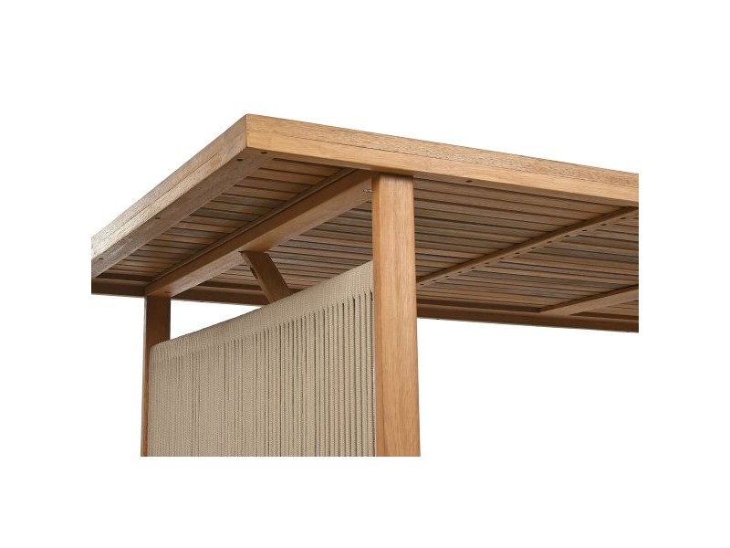 Комплект от маса с стола Home ESPRIT Кафяв 230 x 100 x 75 cm