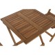 Комплект от маса с 2 стола Home ESPRIT Кафяв 60 x 60 x 74 cm