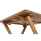 Комплект от маса с 2 стола Home ESPRIT Кафяв 60 x 60 x 74 cm