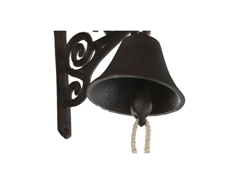 Звънец Home ESPRIT Кафяв Черен Желязо 16,5 x 10 x 21 cm Звънец Home ESPRIT Кафяв Черен Желязо 16,5 x 10 x 21 cm
