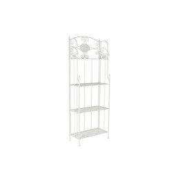 Лавица Home ESPRIT Бял Метал 4 Рафтове 61 x 29 x 163,5 cm