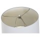 Лампион Home ESPRIT Бял Сребрист 50 W 220 V 35 x 35 x 150 cm (3 Части)