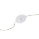 Лампион Home ESPRIT Бял Сребрист 50 W 220 V 35 x 35 x 150 cm (3 Части)
