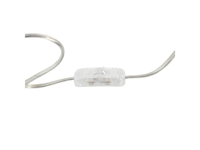 Лампион Home ESPRIT Бял Сребрист 50 W 220 V 35 x 35 x 150 cm (3 Части)
