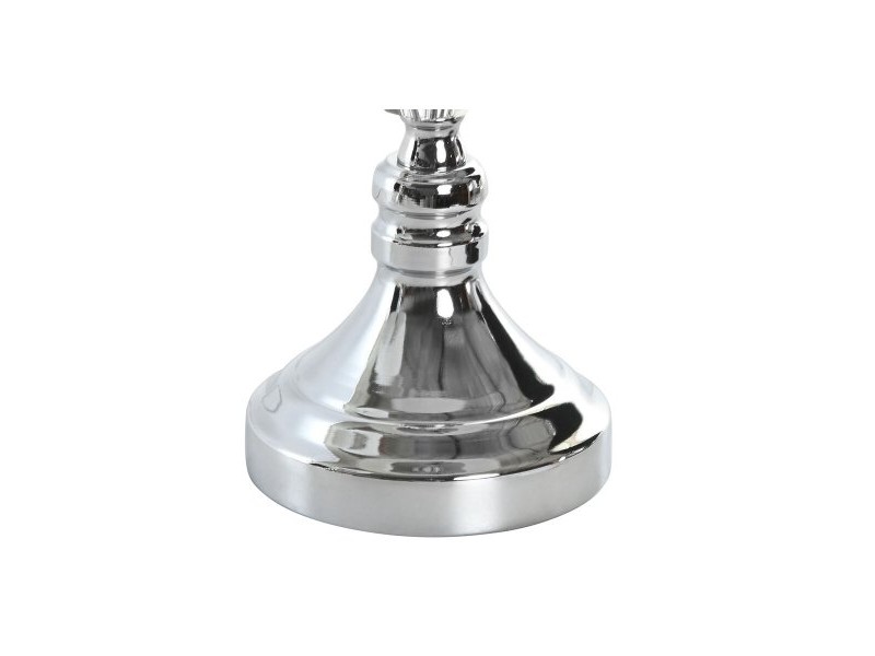 Лампион Home ESPRIT Бял Сребрист 50 W 220 V 35 x 35 x 150 cm (3 Части)