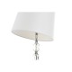 Лампион Home ESPRIT Бял Сребрист 50 W 220 V 35 x 35 x 150 cm (3 Части)
