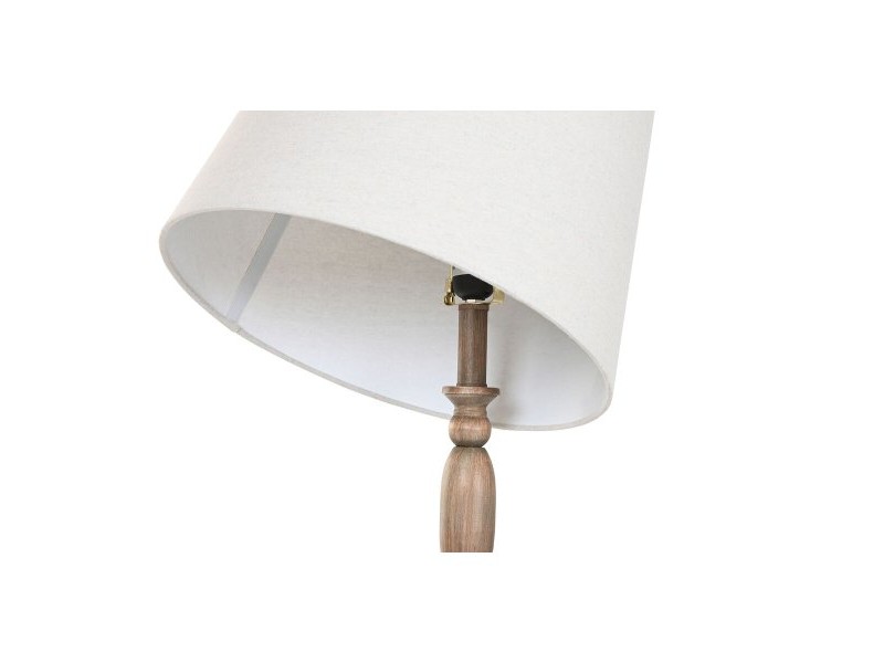 Лампион Home ESPRIT Кафяв Сметана 50 W 220 V 38 x 38 x 150 cm (3 Части)