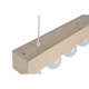 Полилей Home ESPRIT Бял Черен Светло кафяв Дървен 50 W 80 x 10 x 30 cm Полилей Home ESPRIT Бял Черен Светло кафяв Дървен 50 W 80 x 10 x 30 cm