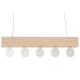 Полилей Home ESPRIT Бял Черен Светло кафяв Дървен 50 W 80 x 10 x 30 cm Полилей Home ESPRIT Бял Черен Светло кафяв Дървен 50 W 80 x 10 x 30 cm