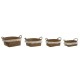 Игра на Кошници Home ESPRIT Естествено влакно Boho Износени 33 x 25 x 15 cm Игра на Кошници Home ESPRIT Естествено влакно Boho Износени 33 x 25 x 15 cm