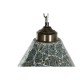 Полилей Home ESPRIT Зелен Небесно синьо Метал Кристал 25 W 23 x 23 x 66 cm (2 броя)