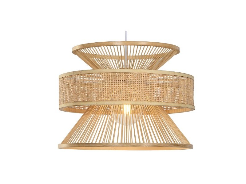 Полилей Home ESPRIT Кафяв Бамбук 50 W 40 x 40 x 30 cm