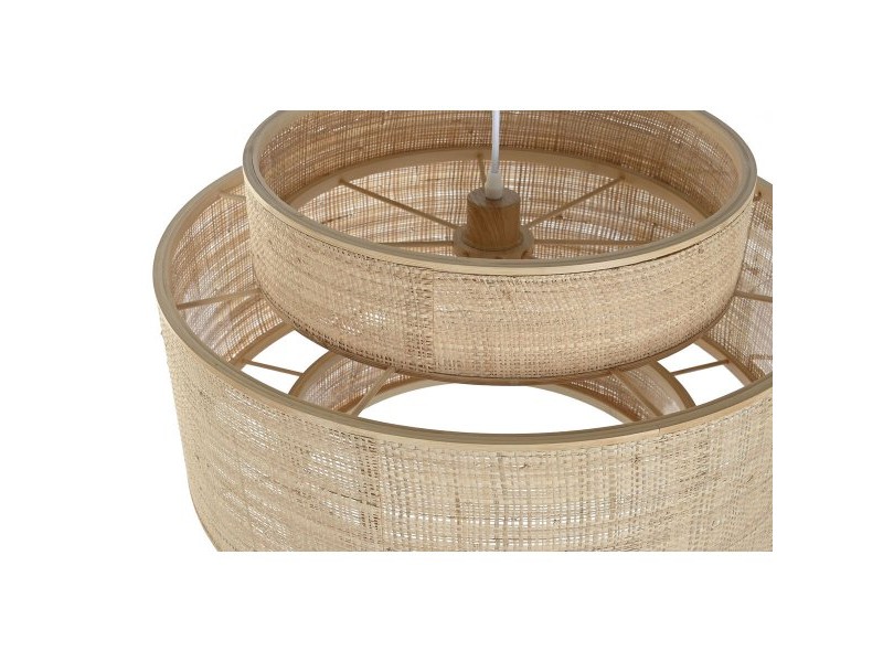 Полилей Home ESPRIT Кафяв Бамбук 50 W 56 x 56 x 37 cm