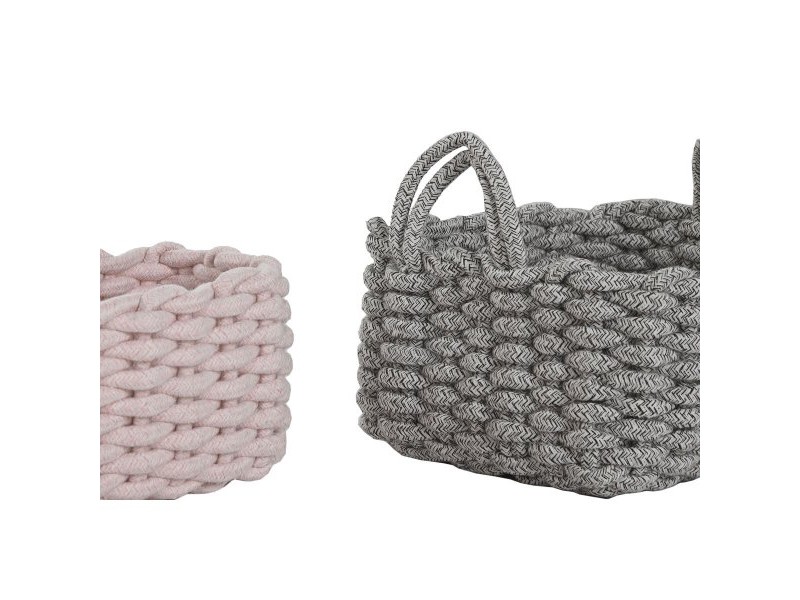 Игра на Кошници Home ESPRIT Въже 32 x 25 x 15 cm