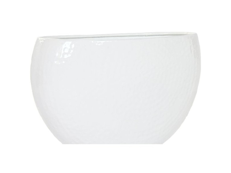 Саксия Home ESPRIT Бял Алуминий 54 x 24 x 36 cm 54 x 25 x 36 cm (5 броя)