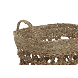 Игра на Кошници Home ESPRIT Морска трева Тропически 45 x 35 x 35 cm