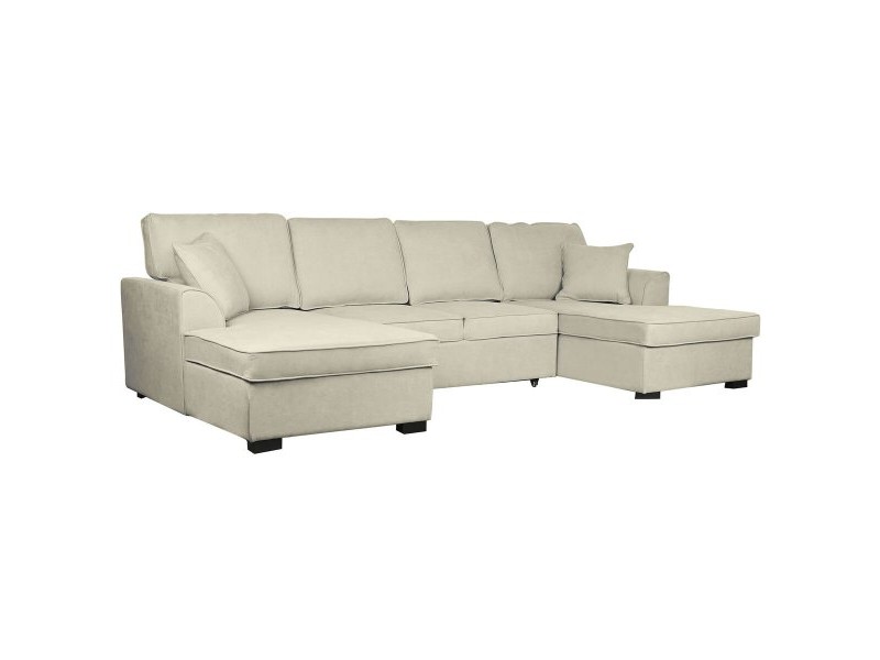 Разтегателен диван Home ESPRIT От пясък Модерен 298 x 154 x 92 cm Разтегателен диван Home ESPRIT От пясък Модерен 298 x 154 x 92 cm