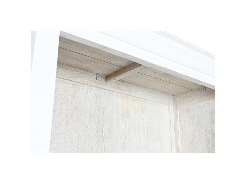 Лавица Home ESPRIT Бял Дърво манго 90 x 40 x 180 cm Лавица Home ESPRIT Бял Дърво манго 90 x 40 x 180 cm