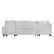 Разтегателен диван Home ESPRIT Модерен 307 x 242 x 86 cm