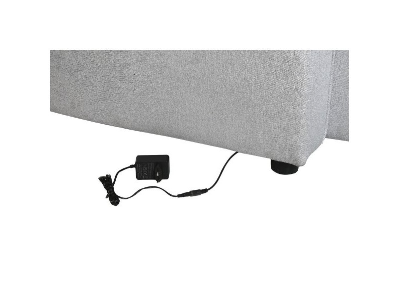 Разтегателен диван Home ESPRIT Светло сив Модерен 220 x 153 x 88 cm