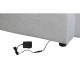 Разтегателен диван Home ESPRIT Светло сив Модерен 220 x 153 x 88 cm