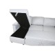 Разтегателен диван Home ESPRIT Светло сив Модерен 220 x 153 x 88 cm