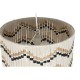 Полилей Home ESPRIT Двуцветен Рафия 50 W 39 x 39 x 21 cm