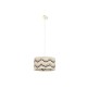 Полилей Home ESPRIT Двуцветен Рафия 50 W 39 x 39 x 21 cm