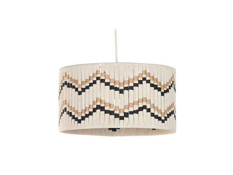 Полилей Home ESPRIT Двуцветен Рафия 50 W 39 x 39 x 21 cm