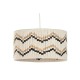 Полилей Home ESPRIT Двуцветен Рафия 50 W 39 x 39 x 21 cm
