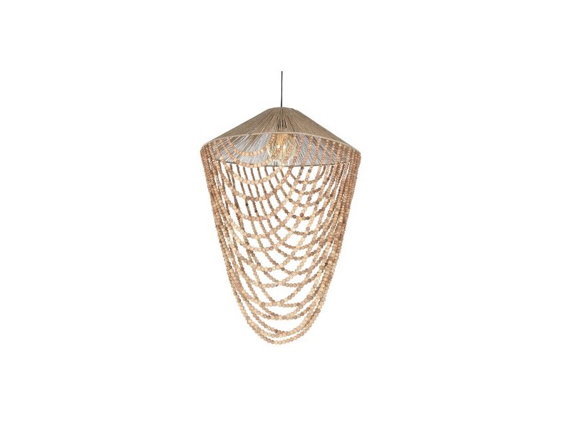 Полилей Home ESPRIT Светло кафяв Юта Дървен 67 x 67 x 100 cm
