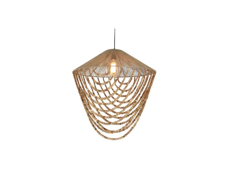 Полилей Home ESPRIT Светло кафяв Юта Дървен 67 x 67 x 70 cm