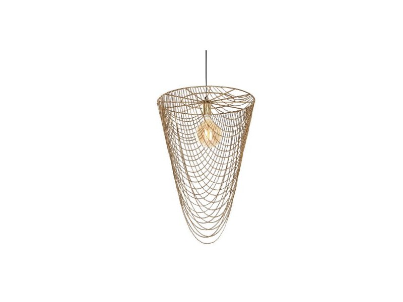 Полилей Home ESPRIT Златен Желязо 46 x 46 x 69 cm