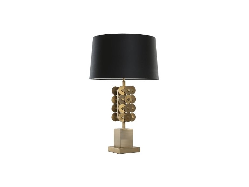 Настолна лампа Home ESPRIT Черен Златен 50 W 220 V