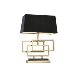 Настолна лампа Home ESPRIT Черен Златен 50 W 220 V