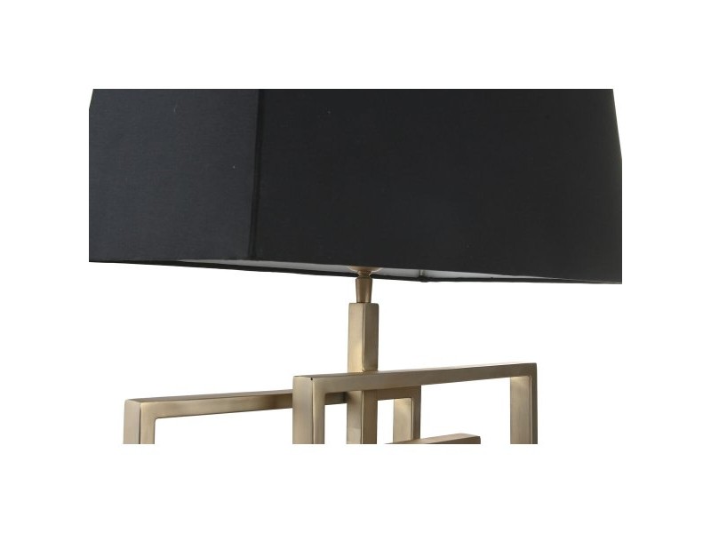 Настолна лампа Home ESPRIT Черен Златен 50 W 220 V
