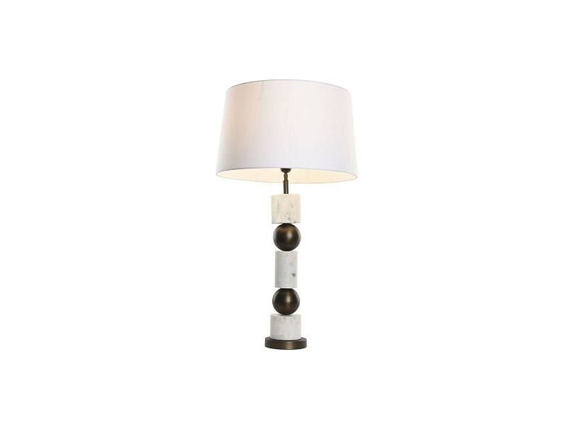 Настолна лампа Home ESPRIT Бял Бронз 50 W 220 V