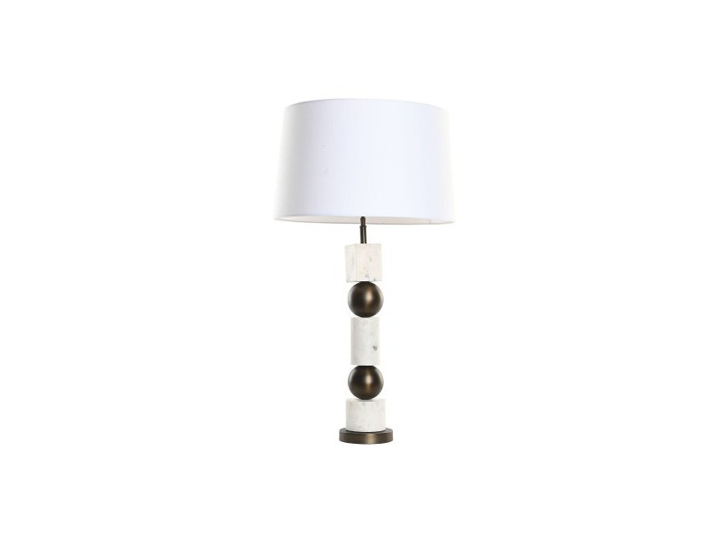 Настолна лампа Home ESPRIT Бял Бронз 50 W 220 V