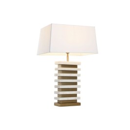 Настолна лампа Home ESPRIT Бял Златен 50 W 220 V