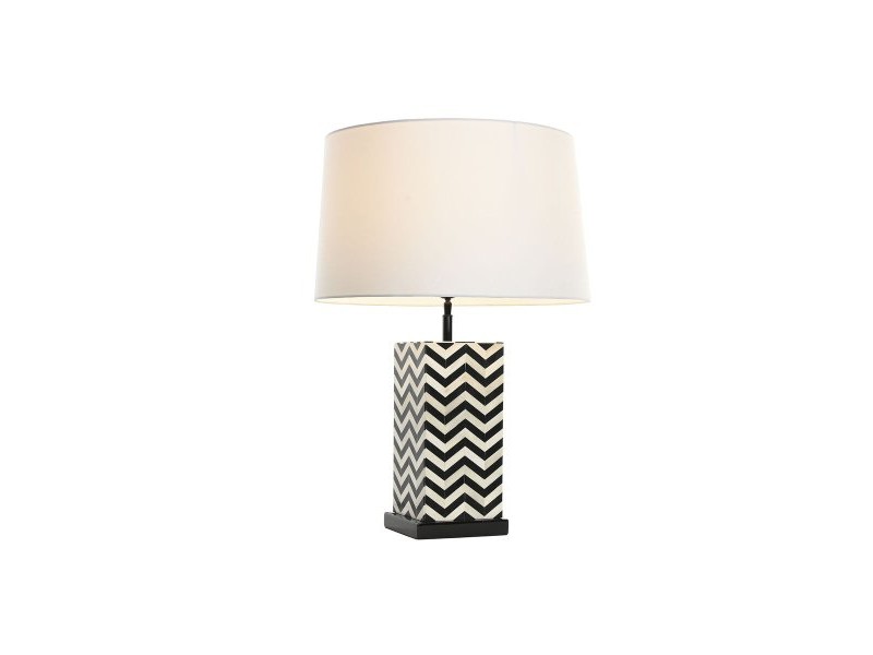 Настолна лампа Home ESPRIT Бял Черен 50 W 220 V
