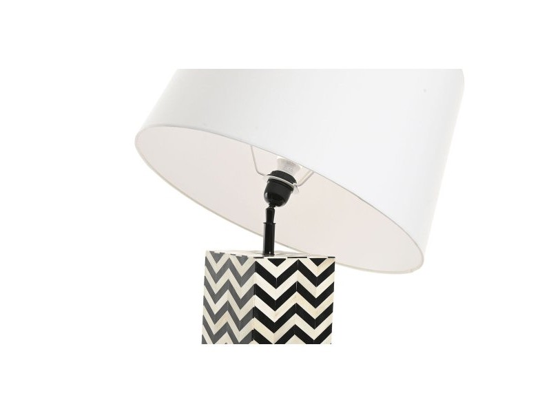 Настолна лампа Home ESPRIT Бял Черен 50 W 220 V