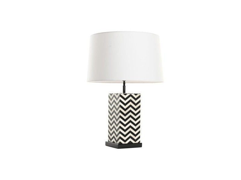 Настолна лампа Home ESPRIT Бял Черен 50 W 220 V