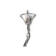 Полилей Home ESPRIT Кафяв Сребрист Кристал Стомана 25 W 80 x 80 x 80 cm