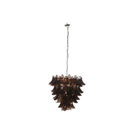 Полилей Home ESPRIT Кафяв Сребрист Кристал Стомана 25 W 80 x 80 x 80 cm