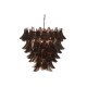 Полилей Home ESPRIT Кафяв Сребрист Кристал Стомана 25 W 80 x 80 x 80 cm